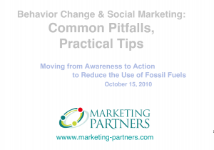Behavior Change_Social Marketing_Common Pitfalls_Practical Tips