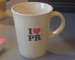 I love PR (public relations)