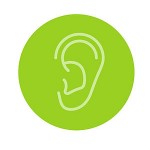 Human ear icon
