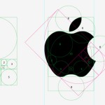 golden ratio design of apple logo