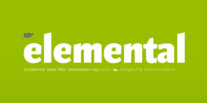 Elemental Sans font
