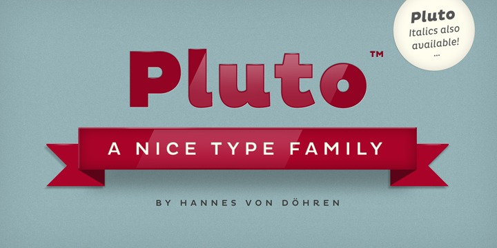 Pluto font