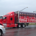 Image: A Coca-Cola delivery truck shows a strong corporate identity