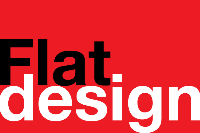 flat graphic design trend