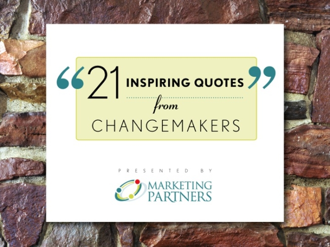 21 Inspiring Quotes from Changemakers: cover image